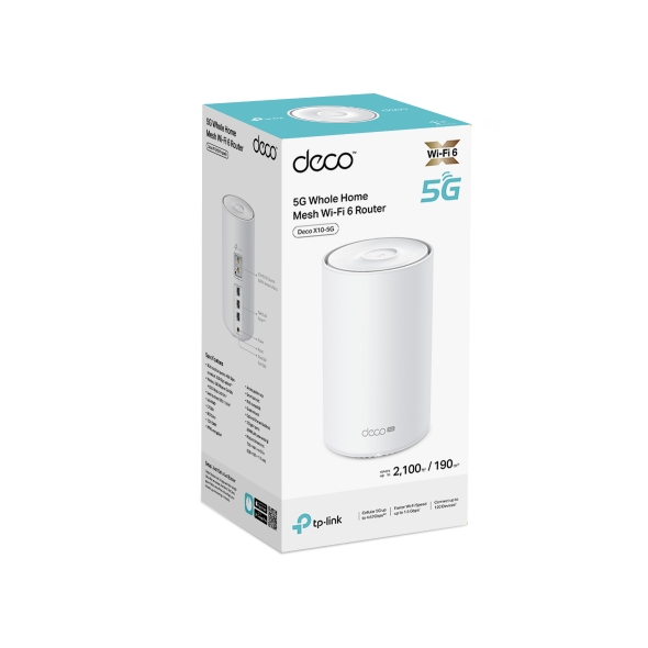 Brama sieciowa domowego systemu Deco Mesh, 5G, Wi-Fi 6 AX1500 4