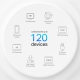 Sistema AX1500 para Toda a Casa Mesh Wi-Fi 6 6