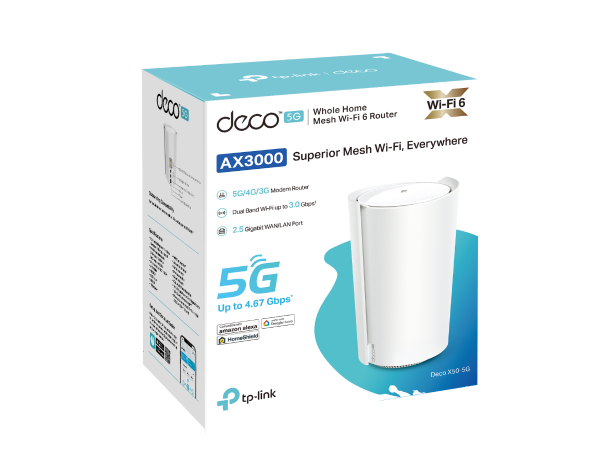 Deco X50-5G | 5G AX3000 Whole Home Mesh Wi-Fi 6 Gateway