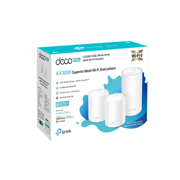AX3000 VDSL Whole Home Mesh Wi-Fi 6 System 5