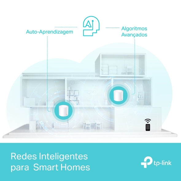 Roteador Mesh Wi-Fi 6 Gigabit Dual-Band AX3000 7