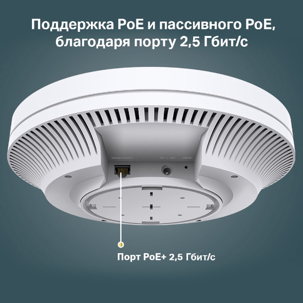 Потолочная точка доступа Wi‑Fi AX3600 7