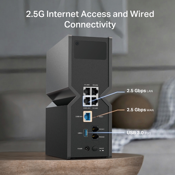BE9300 Tri-Band Wi-Fi 7 VoIP Router 6