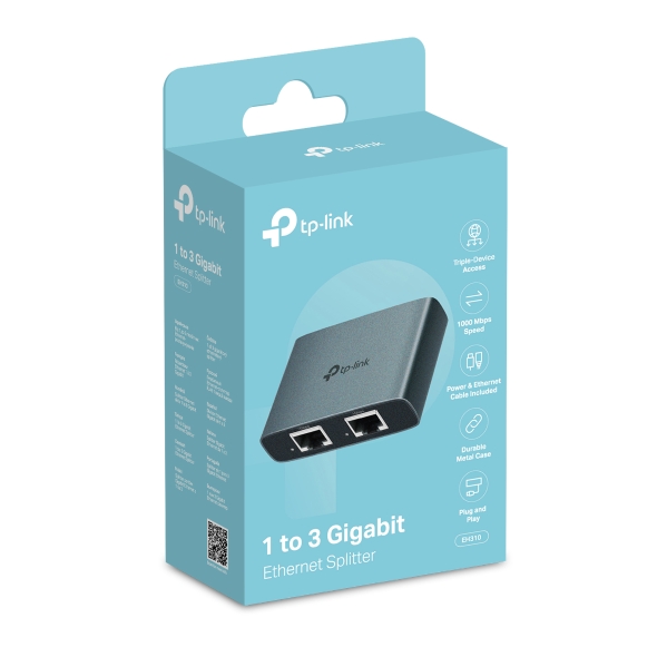 1 to 3 Gigabit Ethernet Splitter 10