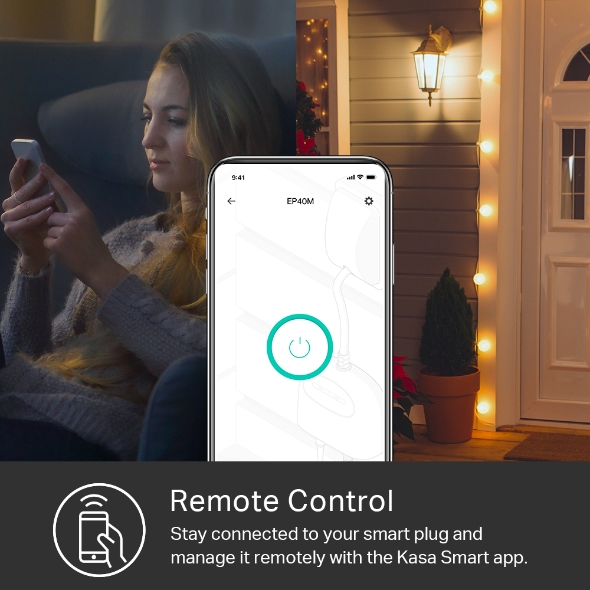 Kasa Smart Outdoor Plug, Matter Certified 9