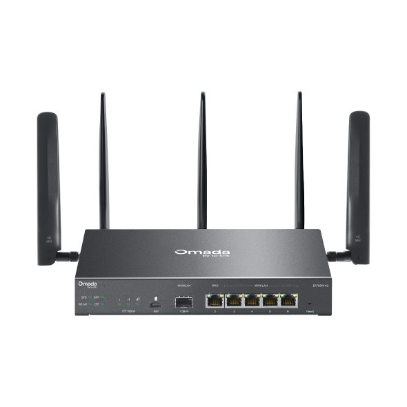 Omada 4G+ Cat6 AX3000 Wi-Fi 6 Gigabit VPN Gateway 1