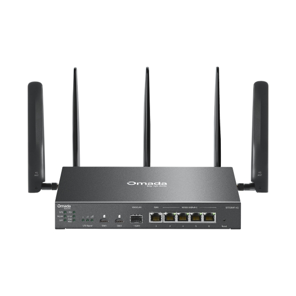  Omada 4G+ Cat6 AX3000 Gigabit VPN Gateway with 4-Port PoE+ 1