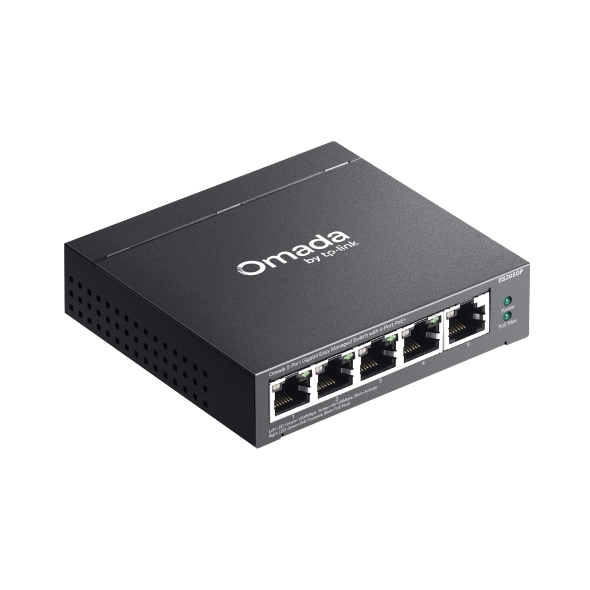 Omada 5-Port Gigabit Easy Managed Switch with 4-Port PoE+ 4