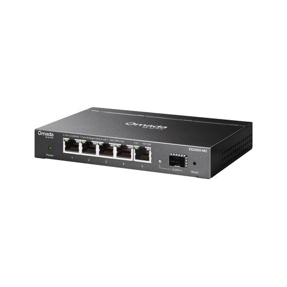 Omada 5-Port 2.5GBASE-T Easy Managed Switch with 1 10GE SFP+ Slot
