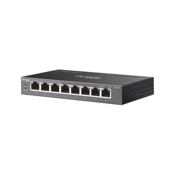 Omada 8-Port Gigabit Easy Managed Switch with 8-Port PoE+