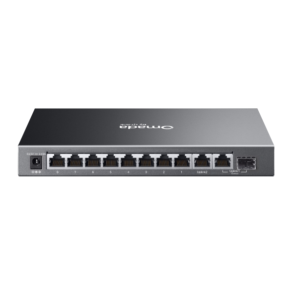 Omada 10-Port Gigabit Easy Managed Switch with 8-Port PoE+