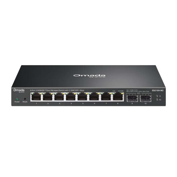 Omada 8 -Port 2.5G Easy Managed Switch with 2× 10G SFP+ Slots 1