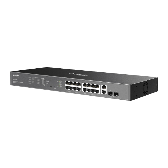 Omada 20-Port Gigabit Easy Managed Switch with 16-Port PoE+