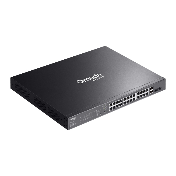 Omada 28-Port Gigabit Easy Managed Switch with 24-Port PoE+ 4