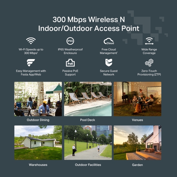 300 Mbps Wireless N Indoor/Outdoor Access Point 5