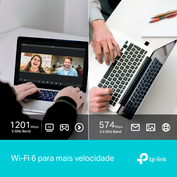 Adaptador USB Wi-Fi 6 AX1800 Nano
