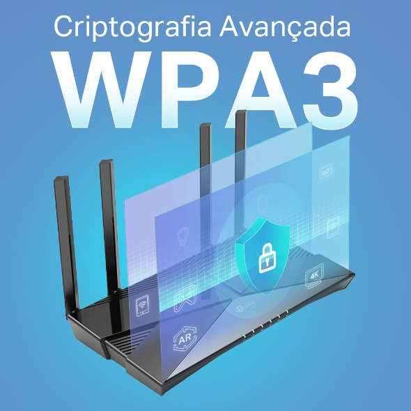 Roteador Wi-Fi 6 Gigabit Dual Band AX3000 7