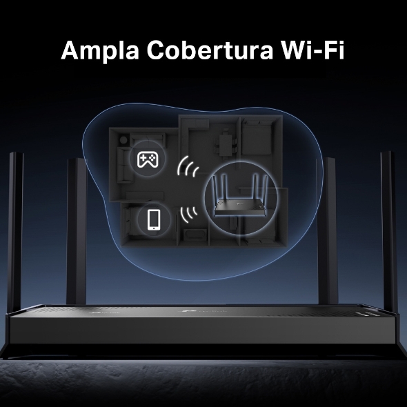 Roteador Gigabit Wi-Fi Dual Band 7 BE3600 7