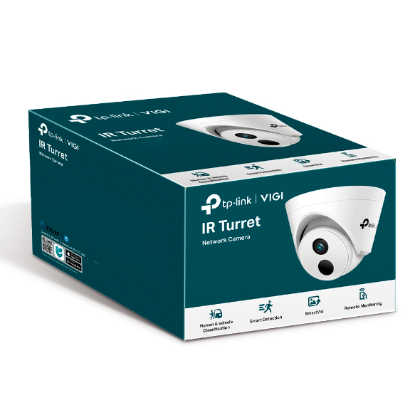 Câmera IP Interna Turret 4MP IR IA PoE 6