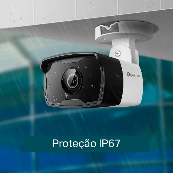 Câmera IP Externa Bullet 3MP IR PoE 7