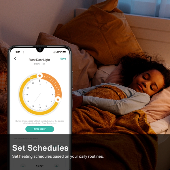 Kit de démarrage Tête de vanne radiateur thermostatique connectée + Hub WiFi Kasa  5