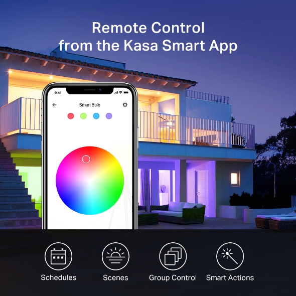 Kasa Smart Light Bulb, Multicolour 8
