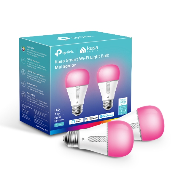 Kasa Smart Wi-Fi Light Bulb, Multicolour 8