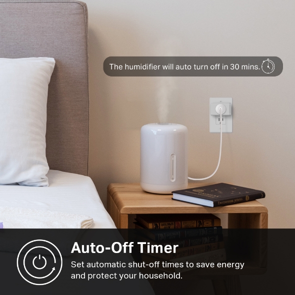 Kasa Smart Wi-Fi Plug Slim, Energy Monitoring 5