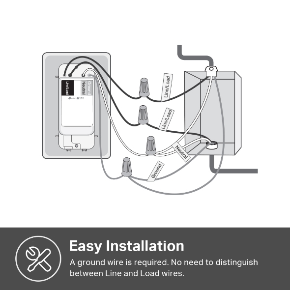 Kasa Smart Wi-Fi Light Switch, Matter  9