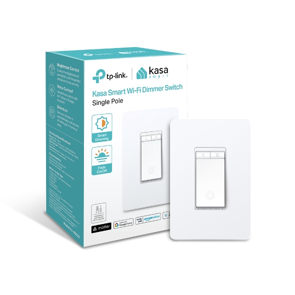Kasa Smart Wi-Fi Dimmer Light Switch, Matter 9