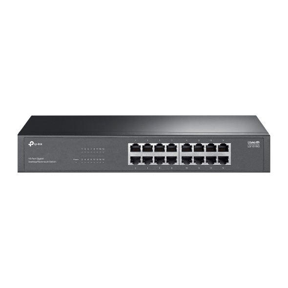 Przełącznik do montażu na blacie/w szafie Rack, 16 portów gigabitowych 1