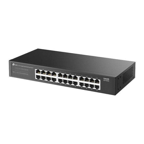 Przełącznik do montażu na blacie/w szafie Rack, 24 porty gigabitowe
