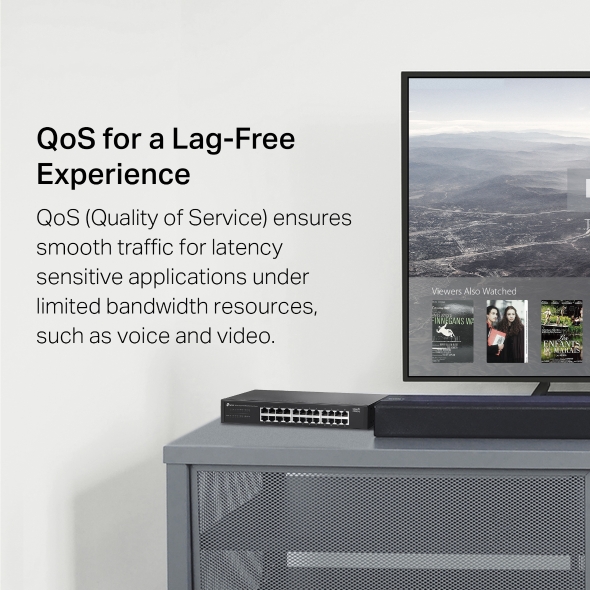 24-Port Gigabit Desktop/Rackmount Switch 8