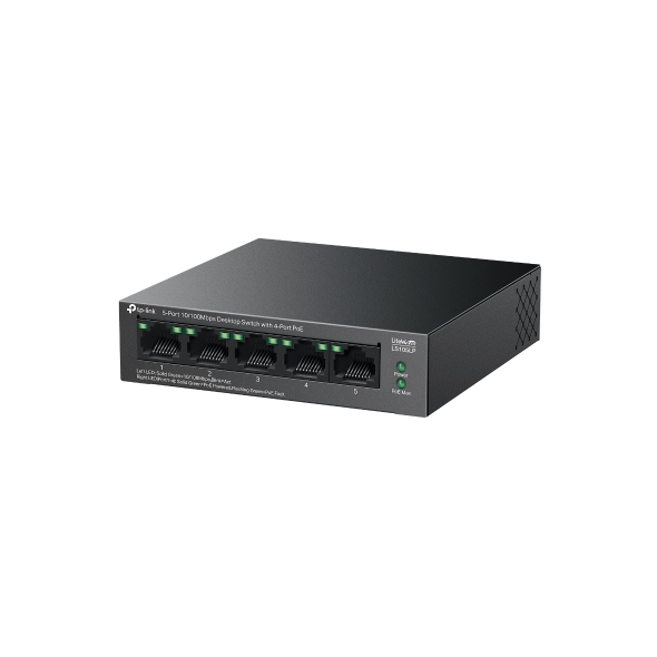 5-Port 10/100Mbps Desktop Switch with 4-Port PoE 3
