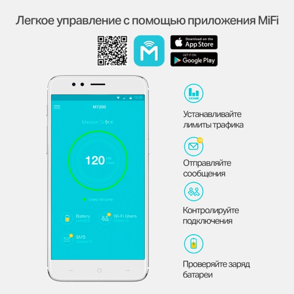 Беспроводной мобильный маршрутизатор 4G LTE (Cat.4) 9