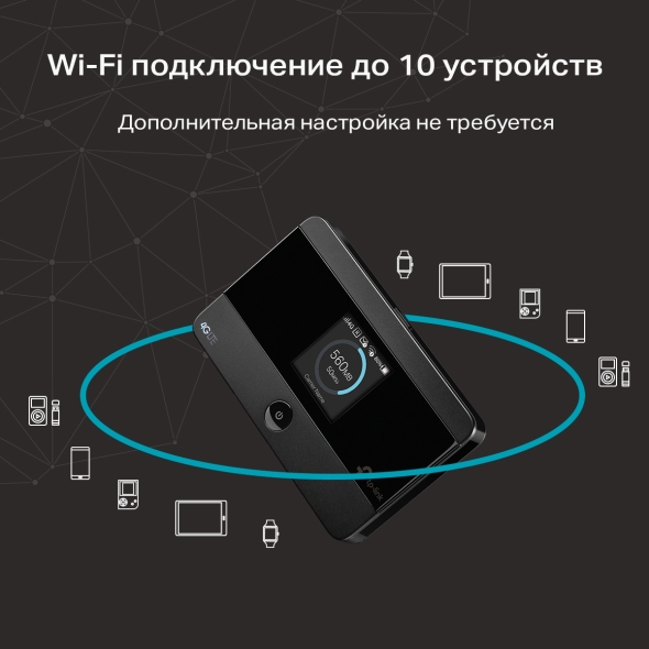 Портативный роутер Wi‑Fi N300 с поддержкой 4G LTE 8