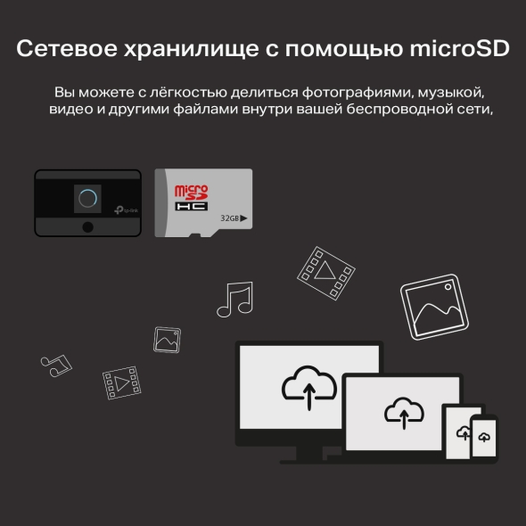 Портативный роутер Wi‑Fi N300 с поддержкой 4G LTE 9