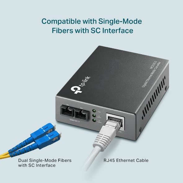 Gigabit Single-Mode Media Converter