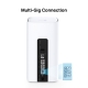 Roteador 5G Wi-Fi 6 WAN/LAN 2.5G AX3600 EasyMesh TR-069 4