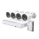 Omada 5MP Bullet PoE Security Camera System with 4TB HDD, 4 Cameras with 16-Channel NVR 1