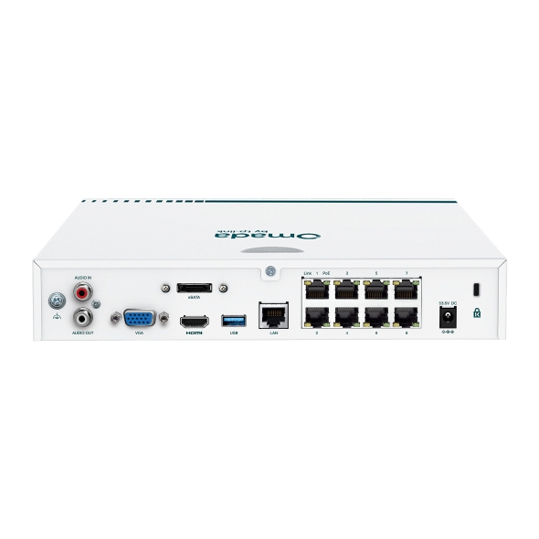 Omada 8-Port PoE+ Network Video Recorder with 2TB HDD, Up to 16 Channel