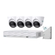 Omada 5MP Turret PoE Security Camera System with 4TB HDD, 4 Cameras with 16-Channel NVR 1