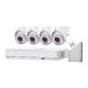 Omada 8MP Turret PoE Security Camera System with 2TB HDD, 4 Cameras with 16-Channel NVR 1