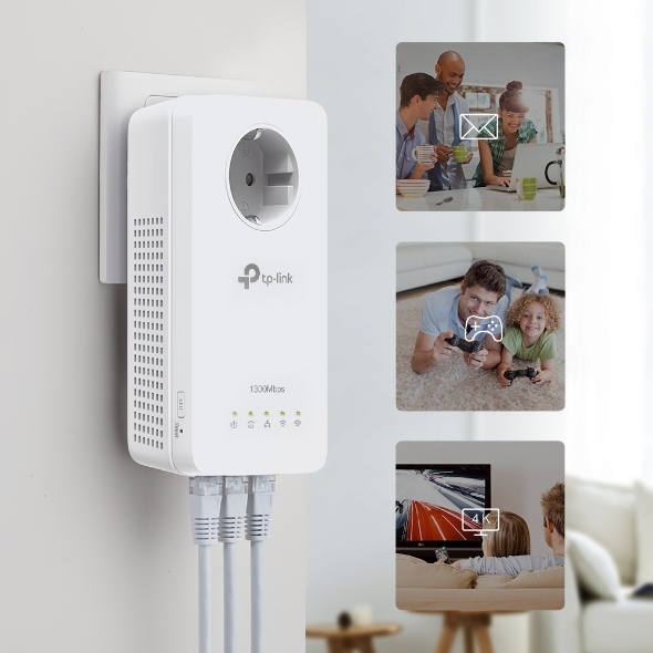AV1300 Gigabit Passthrough Powerline ac Wi-Fi Extender 7