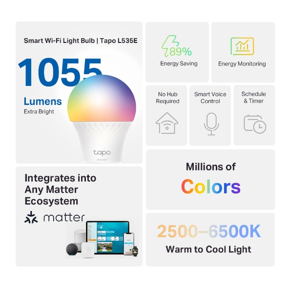 winees Alexa Lampadine Wifi Intelligente Led E27 Multicolore