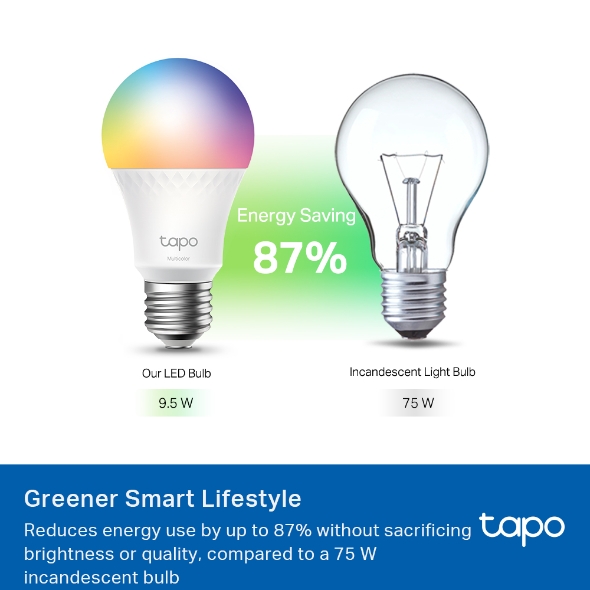 Smart WiFi Light Bulb, Multicolor 8