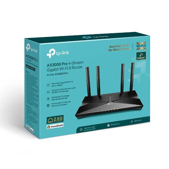 TP-Link Routeur WiFi 6, Routeur WiFi AX 3000 Mbp…