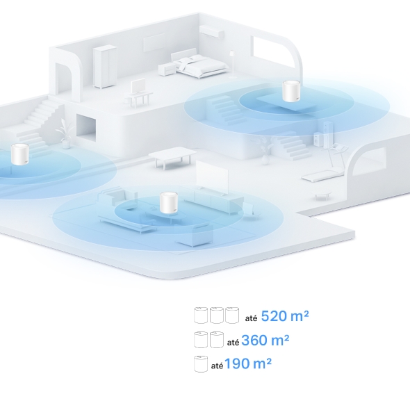 Roteador Mesh Wi-Fi 6 Gigabit Dual-Band AX1500 4