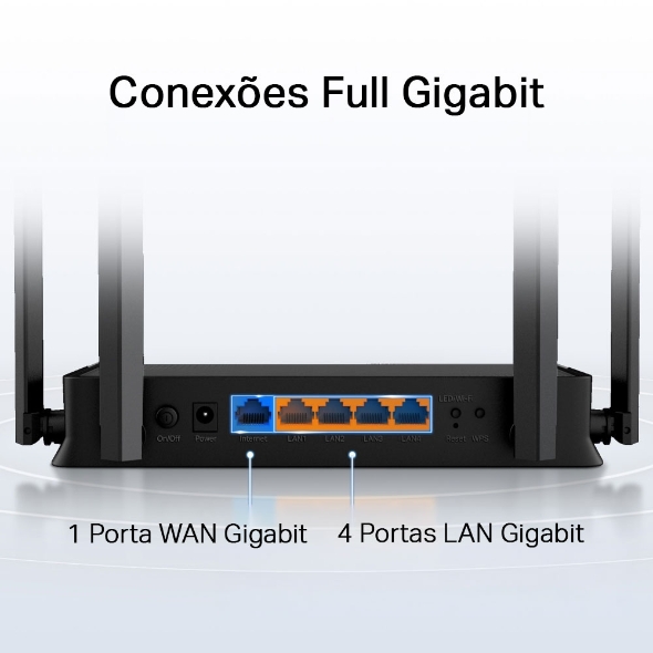 Roteador Wi-Fi 7 Dual Band BE3600 5