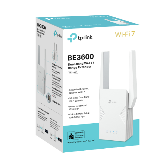 BE3600 Dual-Band Wi-Fi 7 Range Extender 9
